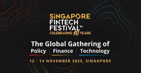 Singapore Fintech Festival sign