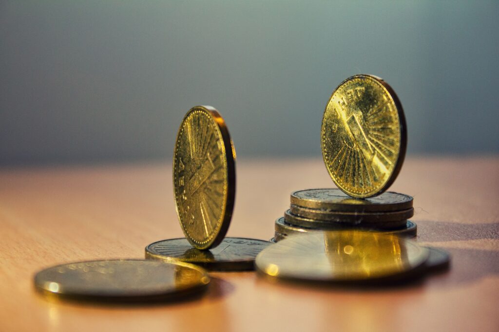 The Bank of England Just Redrew the Map on Digital Money Close-up of North Macedonian denar coins on a bamboo table with artistic lighting.