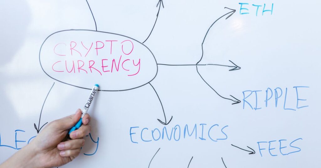 Tokenisation: The Quiet Blockchain Revolution Nobody Warned You About Hand writing cryptocurrency concepts on whiteboard in business meeting.