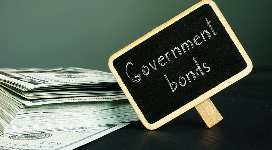 Govement bond reciept and money