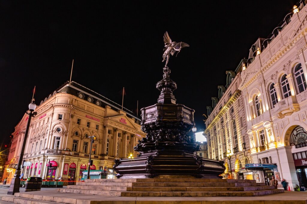 Three Days In, the Bond Market Is Waiting sculpture, monument, eros statue, arrow, landmark, london, piccadilly, city, england, britain, famous, night, urban, london, london, london, london, london