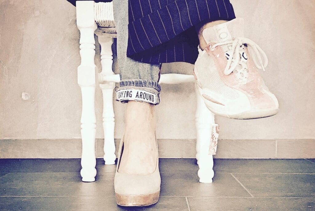 shoes, trainers, footwear, female, funky, mismatch, jeans, formal, informal, sneakers, cool, unique, mismatch, mismatch, mismatch, mismatch, mismatch